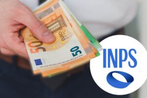 euro in mano e logo insp