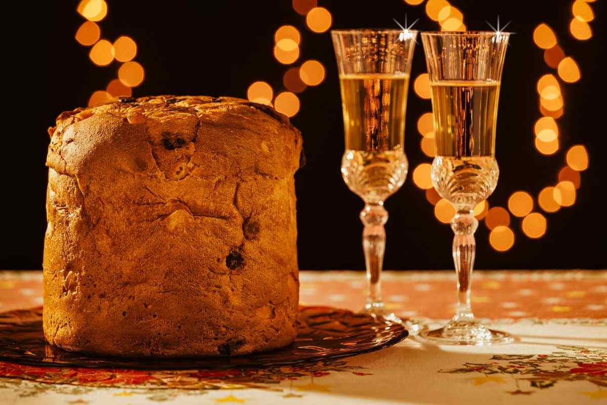 panettone e spumante