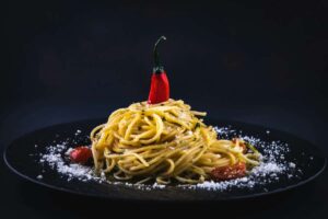 spaghetti con peperoncino