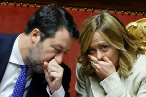 giorgia meloni e matteo salvini